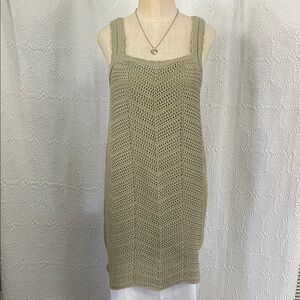 A New Day Knit dress in olive